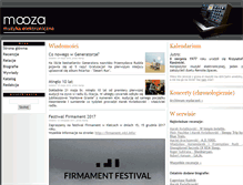 Tablet Screenshot of mooza.pl